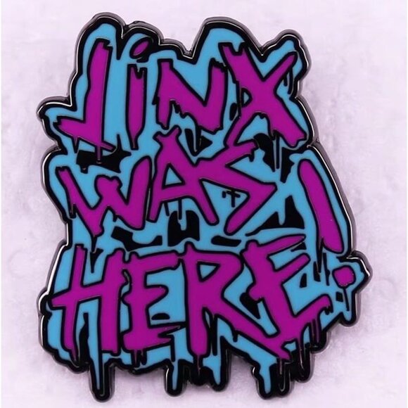 League of Legends Arcane Jinx 'Was Here' Enamel Pin – Collector's Edition - Picture 2 of 5